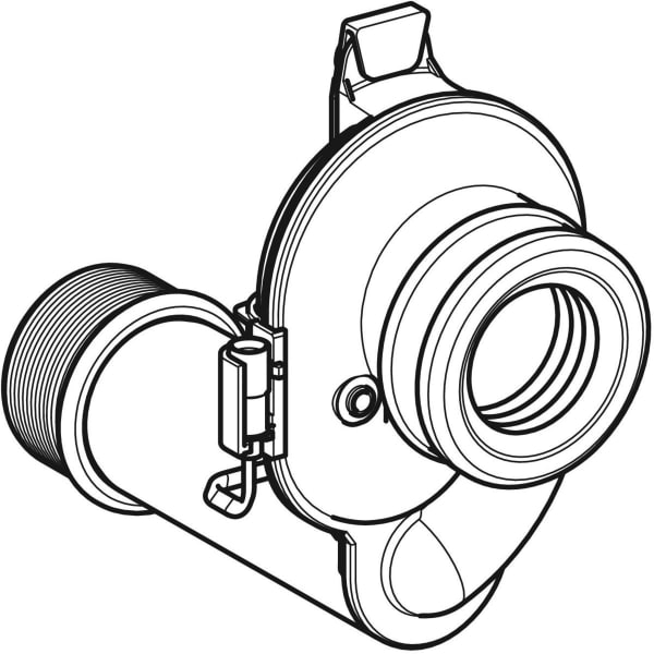 Geberit Vertriebs - Geruchsverschluss mit Sensor Abgang horizontal d50