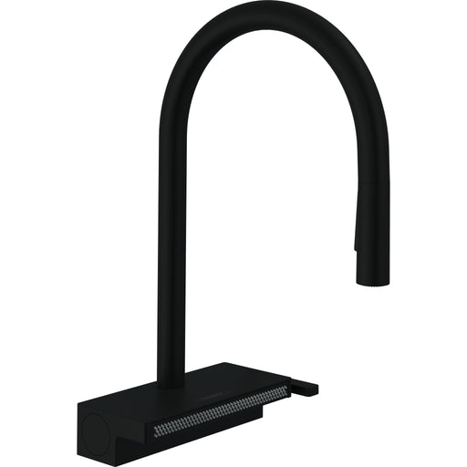 Hansgrohe - Spültischmischer 170 Aquno Select M81 Ausziehbrause 3jet mattschwarz