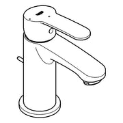 Grohe - EH-WT-Batterie EUROSTYLE C 23387 Mittelstellung kalt chrom