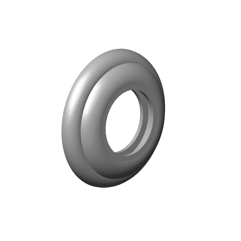 Dornbracht - Rosette Ersatzteil 092735004 D.55xD.26,3x10mm chrom