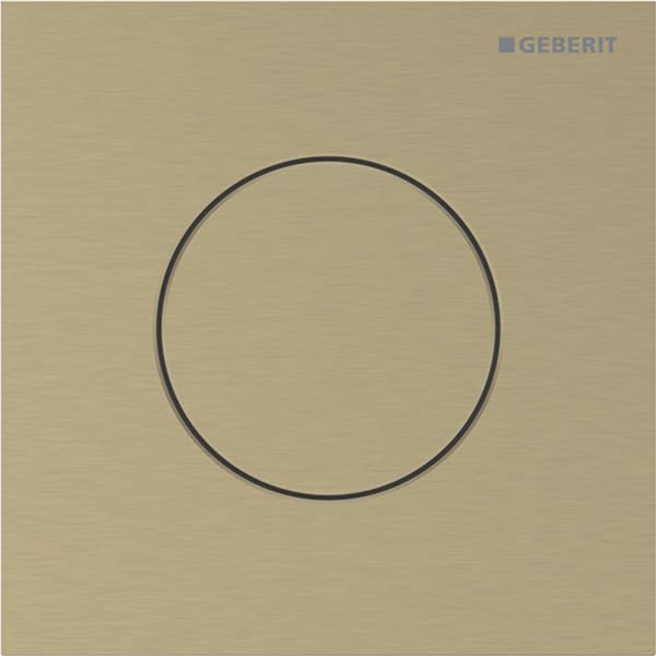 Geberit Vertriebs - Typ 40 UR-Strg. mit pneum. Sp-Ausl. Round, messingfarben gebü./Etc