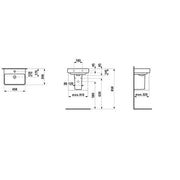 LAUFEN - HWB PRO S 340x450x145 1 Hl. m.Ül. weiß