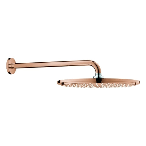 Grohe - Kopfbrauseset RAINSHOWER Cosm. 310 26066 Brausearm 380mm warm sunset