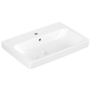 VILLEROY & BOCH - Waschbecken Architectura 650x445mm re-eckig 1HL. m. ÜL. Weiß Alpin cplus