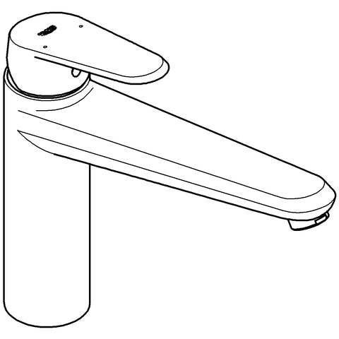 Grohe - Spültisch EHM EURODISC C 33770 flacher Auslauf Gussauslauf chrom