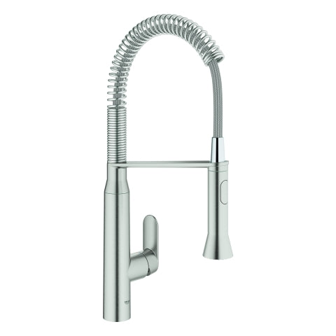 Grohe - EH-Spültischbatterie K7 MEDIUM 31379 mit Profibrause supersteel