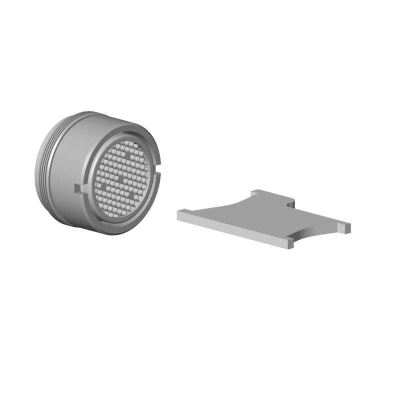 Dornbracht - Luftsprudler Ersatzteile 90230102603 M24x1 platin gebürstet