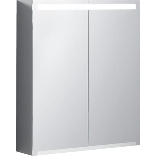 Geberit Vertriebs - Spiegelschrank OPTION mit Beleuchtung zwei Türen, 60x70x15cm