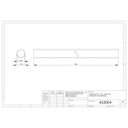 Adolf Schmidt - Kupferrohr chrom 10x 300mm glatt