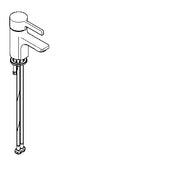 KWC Aquarotter - Thermostat-Standbatterie, F5, EHM, 100 mm, Hygieneoption