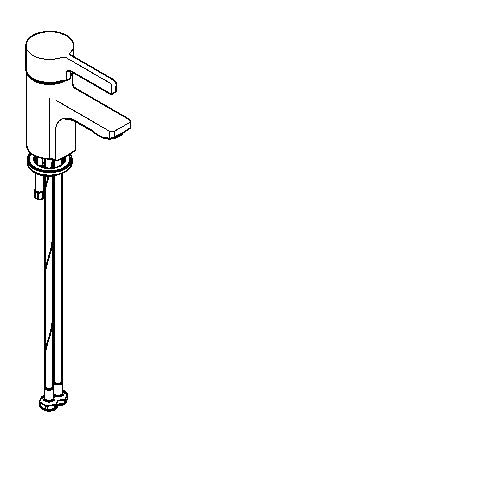 KWC Aquarotter - Thermostat-Standbatterie, F5, EHM, 100 mm, Hygieneoption
