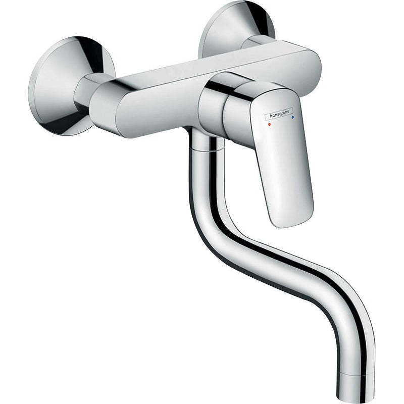 Hansgrohe - Spültischmischer LOGIS Schwenkauslauf chrom Wandmodell