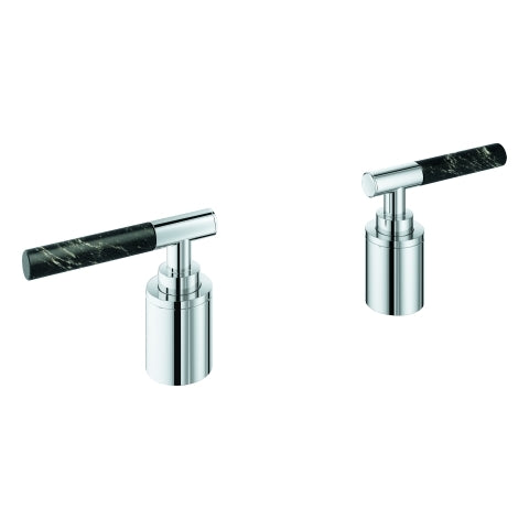 Grohe - Hebelgriffe Atrio Private C. 48465 Vanilla Noir Caesarstone chrom
