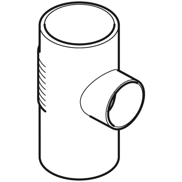 Geberit Vertriebs - Silent-db20 Abzweig 88,5Gr d75/56 307.058.14.1