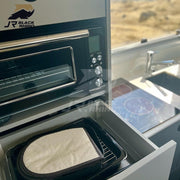 Black Rhino - Camping Caravan – Leichter Pop-Up Wohnwagen Camper mit Aluminium-Karosserie, 2–4 Schlafplätze