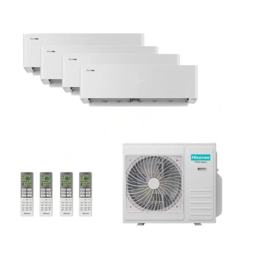 Hisense Energy Pro X Weiß Multisplit Klimaanlage für 4 Räume