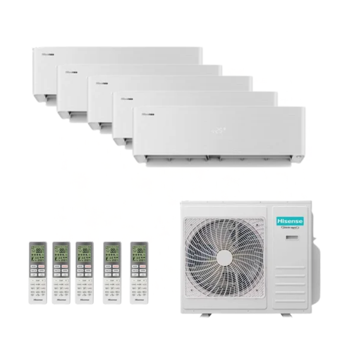 Hisense Energy Pro X Weiß Multisplit Klimaanlage für 5 Räume