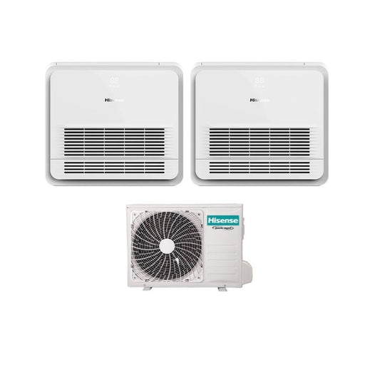Hisense Truhengerät Multisplit Klimaanlage für 2 Räume