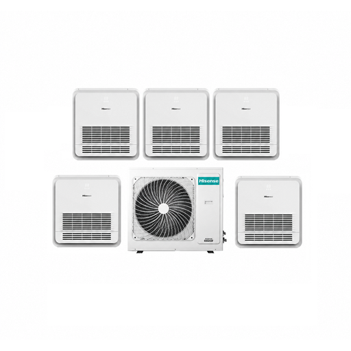 Hisense Truhengerät Multisplit Klimaanlage für 5 Räume