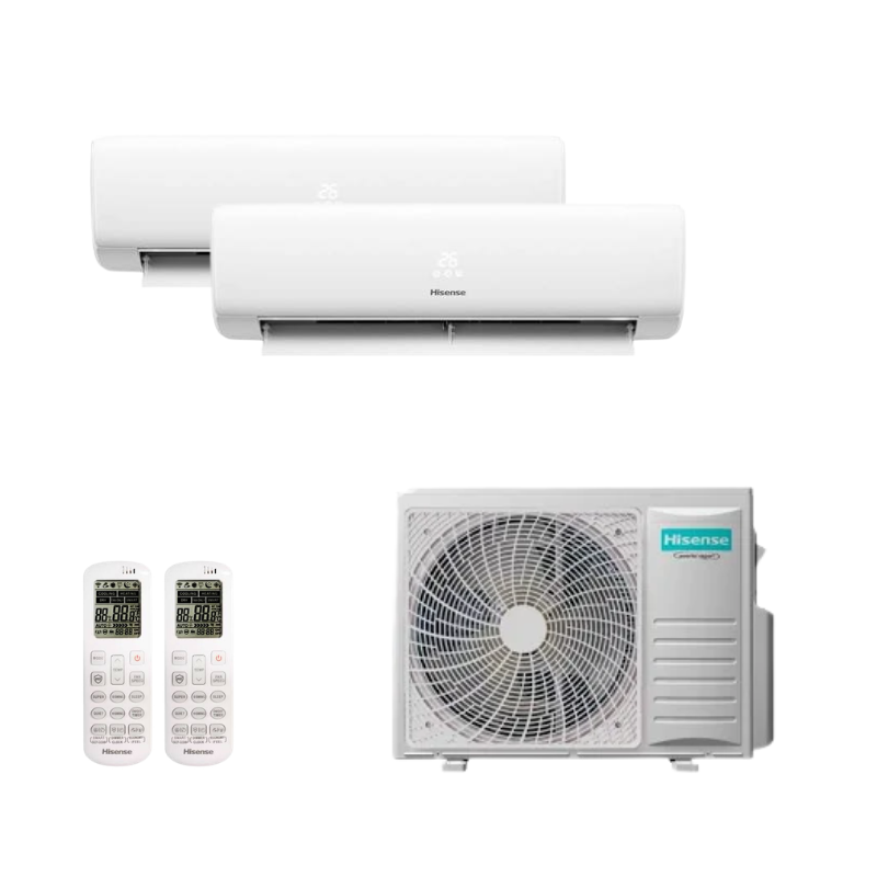 Hisense Wings Comfort Multisplit Klimaanlage für 2 Räume