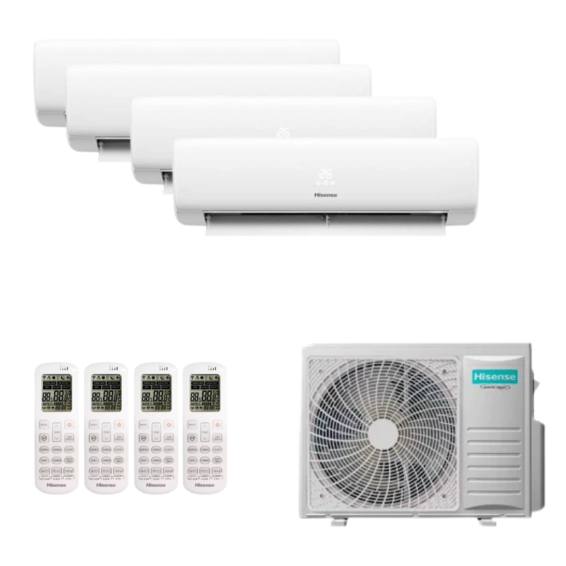 Hisense Wings Comfort Multisplit Klimaanlage für 4 Räume