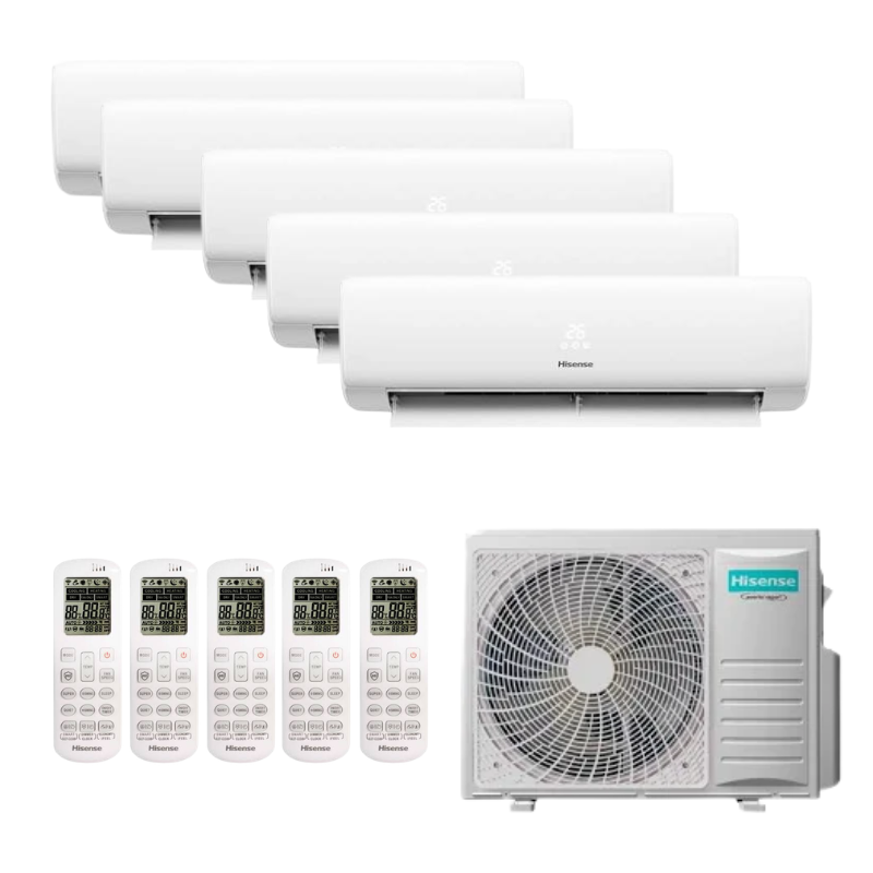 Hisense Wings Comfort Multisplit Klimaanlage für 5 Räume