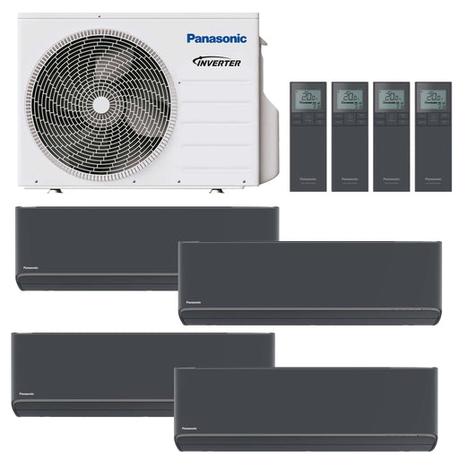 Panasonic Etherea XZ CKEW Graphitgrau Multisplit-Klimaanlage 4× Wandgerät