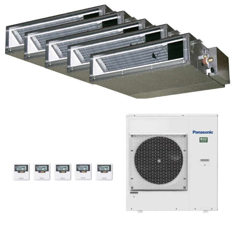 Panasonic Kanalgerät CD3EAW Multisplit-Klimaanlage 5× Kanalgerät
