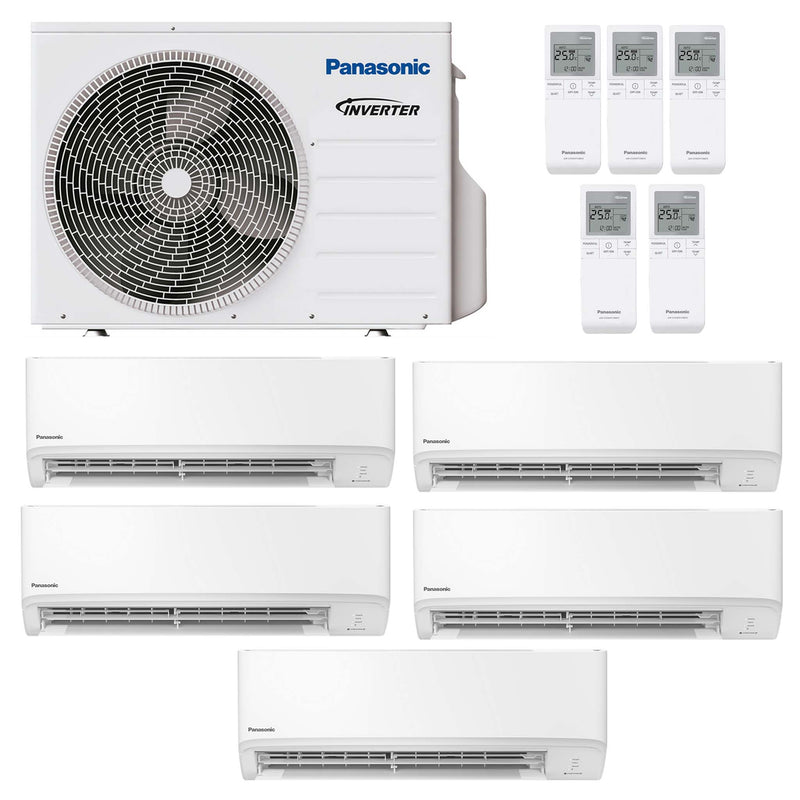 Panasonic TZ CKEW Ultrakompakt Multisplit-Klimaanlage 5× Wandgerät