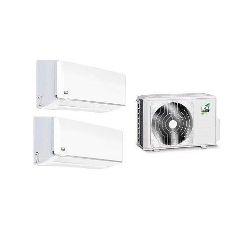 Remko - Klimaanlage Set 2 x Wandgeräte 2,3 kW / 2,6 kW - MXW 204 / MXW 264 + Außengerät MVT 603 DC