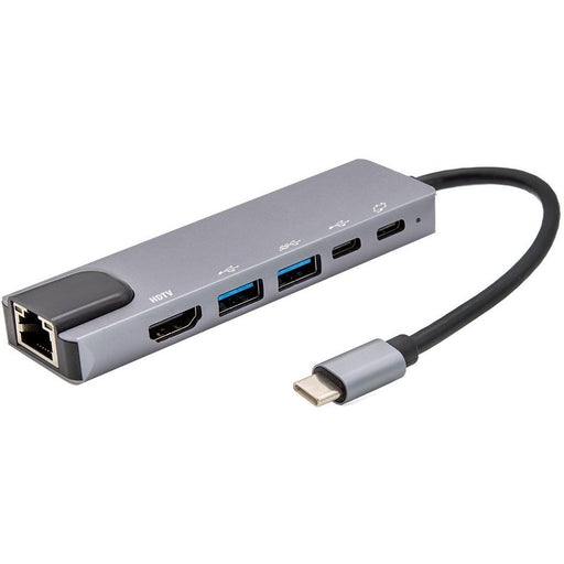 E+P Elektrik - Kommunikationstechnik-Adapter USB-C Multiport-Adapter MPA 6 6-fach