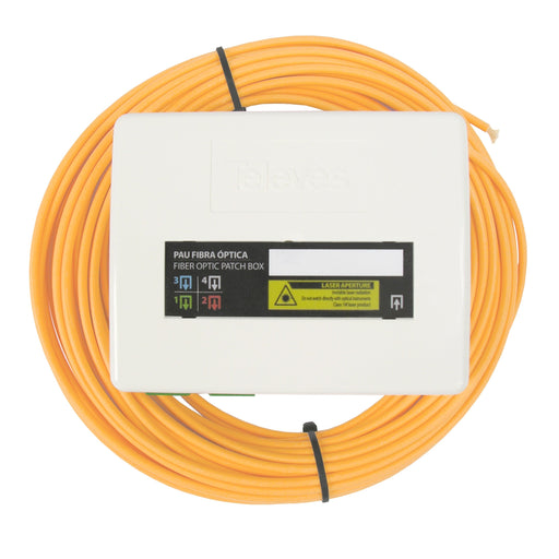 Televes - Spleißkassette Optische Box OB4485 4Ausgänge 85m Kabel