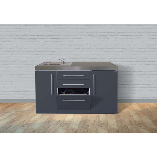 Stengel - Mini-Küche Miniküche Premiumline MPGSSG150GSBli Schiefergrau