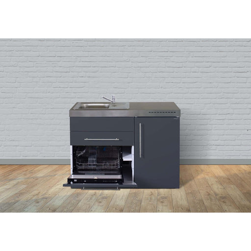 Stengel - Mini-Küche Miniküche Premiumline MPGSSG120KSGSKSreBli Schiefergrau