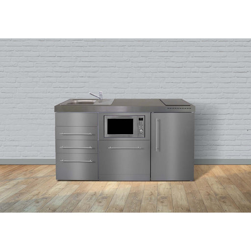 Stengel - Mini-Küche Miniküche Premiumline MPGSMS3ES160KSGKFrBl Edelstahl