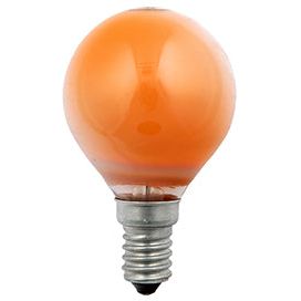 Scharnberger+Hasenbein - Allgebrauchsglühlampe Tropfenform Tropfenlampe 45x75mm 40264 E14 230V 15W orange