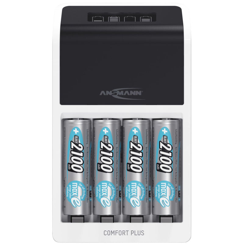 Hückmann - Universal-Ladegerät Ladegerät Comfort Plus 147904 4x Mignon 2100mAh