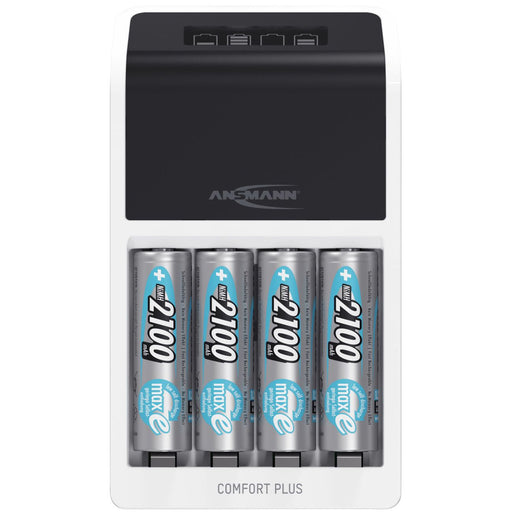 Hückmann - Universal-Ladegerät Ladegerät Comfort Plus 147904 4x Mignon 2100mAh
