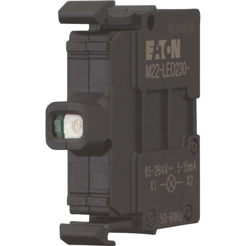 Eaton - Lampenfassungsblock für Befehls- und Meldegeräte LED-Element M22-LED230-B blau, Front