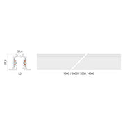 Performance in Light - Stromschiene 3-Phasen-Stromschiene 310892 Einbau 3000mm