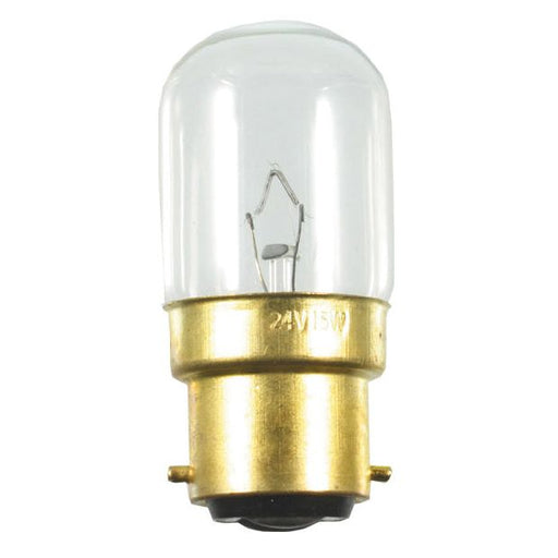 Scharnberger+Hasenbein - Allgebrauchsglühlampe Standard Birnenlampe 30x60mm 47174 Ba22d 50V 15W