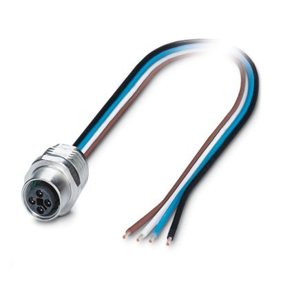 Phoenix Contact - Patchkabel Kupfer Gerätesteckverbinder SACC-E-M12FS#1239444 Vorderwand