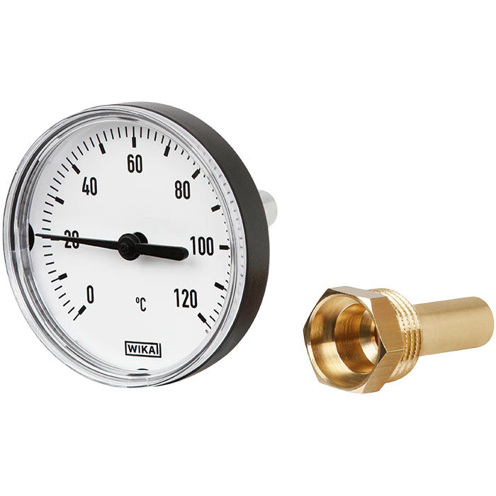 Wika Wiegand - Bimetall-Thermometer Bim.-Therm. 43.30.080 KuSt 14138833 0..60° Cl.2 L60x9mm