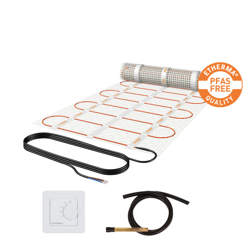 Etherma - Elektrische Flächenheizung Netzheizmattenset SETeFLOORPROS150700 3.5qm, 525W, 230V