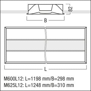 Zumtobel Group - Decken-/Wandleuchte LED-Einbauleuchte MLinf EA #42185198 3000K