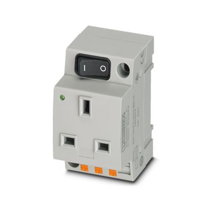 Phoenix Contact - Steckdose Reiheneinbau Steckdose EO-G/PT/SH/LED/S − 5 Stück