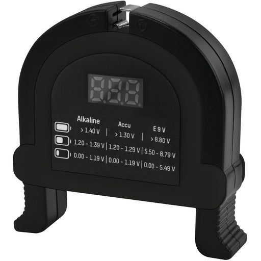 Hückmann - Zubehör/Ersatzteile für Batterie/Akku/Ladegerät Testgerät Knopfzellen Battery-Tester Rundzellen 9V-Block