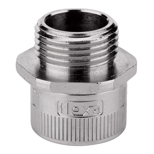 Flexa - Metall-Schutzschlauch-Verschraubung Metallverschraubung gerade LIF-M, AD45-M40 AD 45, M 40 x 1,5 − 2 Stück