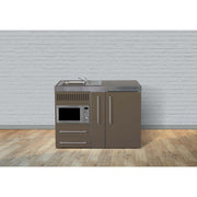 Stengel - Mini-Küche Miniküche Premiumline MPMMM120AMWBli Mokka metallic
