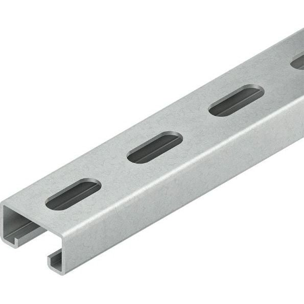 Niedax - Stiel/Profilschiene Ankerschiene 2986/3 E5KL − 3 Meter